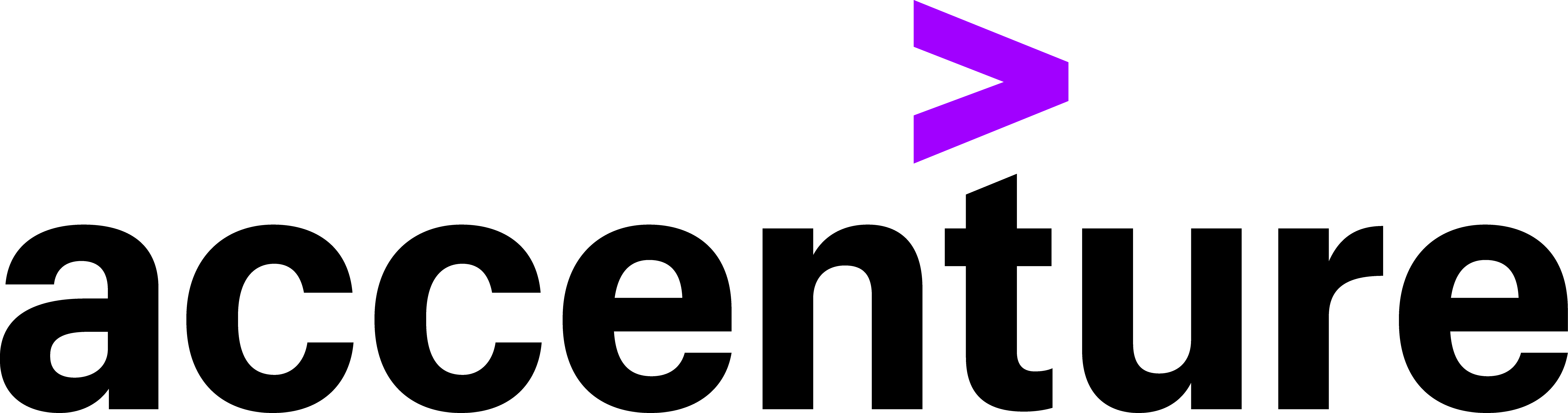 Logo firmy Accenture.